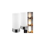 2 x lampes de table tactiles lumo