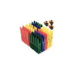 200x pinces � linge en plastique 4 couleurs diff�rentes