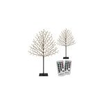 2x arbre cerisier 220 led blanc chaud 220cm