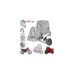 2x b�ches universelles pour v�hicule 2 roues et� hiver 210x110x80cm avec motifs