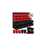 2x �tag�re garage 30 bo�tes de rangement empilables