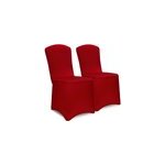 2x housses de chaise bordeaux pour �v�nement et f�te