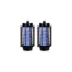 2x lampe anti - moustiques led pi�ge � insectes volants