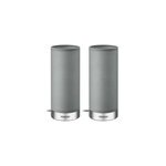2x lampe de table lumo grise tactile