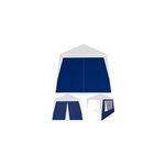 2x parois lat�rales pour tonnelle capri 3x3m bleu
