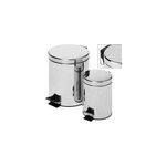 2x poubelle � p�dale - 10l & 3l - cuisine et salle de bain - en inox