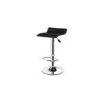 2x tabourets de bar classic avec base et repose pieds chrom�s - tabourets hauts
