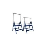 2x tr�teau t�lescopique professionnel 69x57x81cm 200kg max
