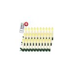 30x bougies de no�l led blanc chaud pour sapin