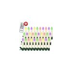 30x bougies de no�l led multicolore pour sapin