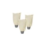 3x housse de protection pour plantes beige 60x80cm