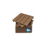 44 x dalle de terrasse terre cuite 30x30cm en wpc