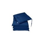4x coussins pour chaise bleu 45x40x6cm jardin terrasse