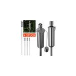 4x torches de jardin � huile 115cm balcon terrasse