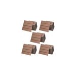 55 x dalle de terrasse wpc classique terre cuite 30x30cm