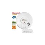 6x d�tecteurs de fum�e avec pile au lithium 5 ans avertisseur s�curit� domicile