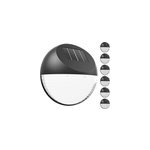 6x lampe solaire led clairage extrieur rechargeable