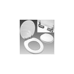 Abattant lunette cuvette de toilette wc couvercle frein de chute blanc