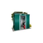 Abri de jardin en m�tal vert 200x125x180cm