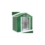 Abri de jardin vert en m�tal 200x135x190cm