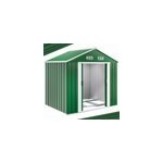 Abri de jardin vert en m�tal 260x205x180cm