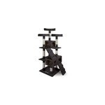 Arbre � chat griffoir 175cm - 3 points d'observation - 2 grottes - gris
