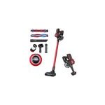 Aspirateur balai sans fil 120w led gris / rouge