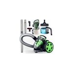 Aspirateur vert sans sac max900 watt brosse 2 en 1