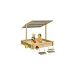 Bac � sable fritzi 140x140x120cm incl toit solaire