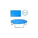 B�che bleu 244cm en pe pour trampoline housse