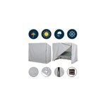 B�che de protection pour balancelle anthracite 185x117x170cm 420d oxford housse