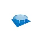 B�che protection piscine en pe 335x335cm tapis de sol