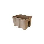 Balconni�re 38x29x20cm caramel avec supports de montage