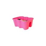 Balconni�re rose 38x29x20cm avec supports de montage inclus