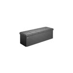 Banc coffre avec rangement 115x38x38cm noir Banc coffre avec rangement 115x38x38cm noir