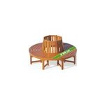 Banc de jardin 190cm en bois d'eucalyptus