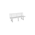 Banc de jardin orchidee 145x49x74 cm blanc Banc de jardin orchidee 145x49x74 cm blanc