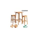 Bar de jardin granada en bois de teck 3 pi�ces