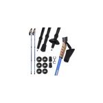 B�tons de marche nordique bleu en aluminium poign�e ergonomique toute surface
