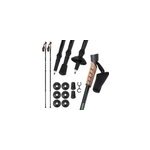 B�tons de marche nordique noir en aluminium poign�e ergonomique toute surface