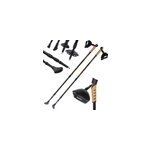 Btons de marche nordique tlescopiques en alu orange