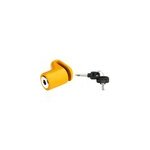 Bloque disque de frein jaune avec cl� pour moto scooter v�lo