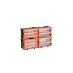 Boîtes de rangement compartiments 29, 5x19, 5 x16cm Boîtes de rangement compartiments 29, 5x19, 5 x16cm