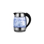 Bouilloire �lectrique noire 1, 8l 2200w inox avec led