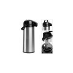 Bouteille isotherme thermos 1, 9 l argent� noir 36 cm x 18 cm boissons th� caf�