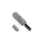 Brosse de nettoyage gris 34x5, 5cm flexible pour jantes