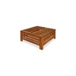 Cache pied de parasol en bois d'acacia 62 x 62 x 26 cm