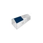 Cage  lapins et rongeurs 180x75x75cm bleu