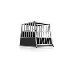 Cage de transport pour chiens aluminium l 90x66x72cm