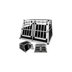 Cage de transport xl pour chien - avec 2 portes pour voyage voiture animaux